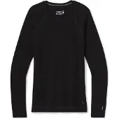 Smartwool Unterhemd Classic Thermal Merino Base Layer Crew Boxed Damen Black-XS