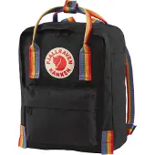 Fjall Raven Kånken Rainbow Mini black-rainbow pattern - Daypack, Fjäll_Räven_Farbe:black-rainbow pattern