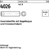 Reyher DIN 913 / ISO 4026 - Stahl 45 H blank - M 16x30 - Gewindestift mit ISK