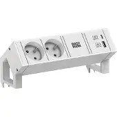 Bachmann DESK2 white 2xUTE 1xUSB A/C 22W 0,2m GST18