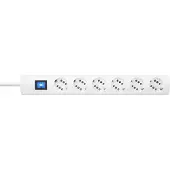 Kopp 234702004, 1,4 m, Drinnen, IP20, Weiß, Thermoplast, 12 AC-Ausgänge