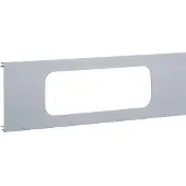 Hager BRA1203R18ELN Blende 3-fach R18 für UP-Einsatz mit Rahmen Aluminium zu BRA OT 120mm eloxiert