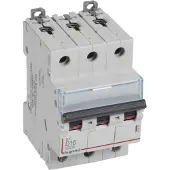 Legrand 409499 DX3 Leitungsschutzschalter D-Charakteristik, 16A, 3-polig, 10kA, 400VAC, 3TE