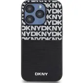 DKNY Pu Leather Repeat Pattern Card Pocket Iphone 15 Pro Max Handyhülle