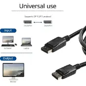ACT Ak3982 Displayport-kabel 5.00 M