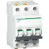 Schneider Electric A9F07313 Leitungsschutzschalter iC60H, 3P, 13A, C Charakteristik - 4 Stück