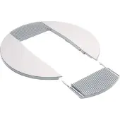 Hager DAC2809016 Rosette für Deckenanschlusssäule halogenfrei zu DA200 2-seitig verkehrsweiß