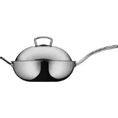 WMF 0753516040, Edelstahl, Edelstahl, Edelstahl, Keramik, Gas, Halogen, Induktion, Versiegelte Platte, Edelstahl, Edelstahl