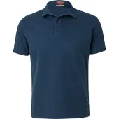 Superdry für Herren. M1110440A Essential marineblau gestricktes Poloshirt (XL), Lässig, Baumwolle, Kurzarm