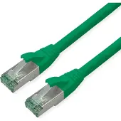 Roline RM Patchkabel Cat.6A S/FTP (PiMF), grün, 0,3 m