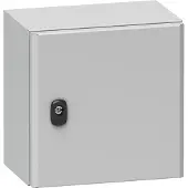 Schneider Electric Electric NSYS3D101030P PanelSeT S3D Volltür mit Montageplatte H1000xB1000xT300 IP66 IK10 RAL7035.