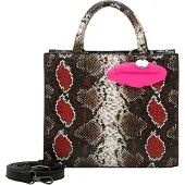 Buffalo Handtasche Umhängetasche Fancy Snake Big Boxy Collection Shopper Pink mehrfarbig