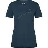 Super.natural - Women's Gipfelglück Tee - Merinoshirt Gr XS blau