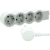 Legrand 694569, 5 m, Drinnen, Abgewinkelt, Grau, Weiß, 4 AC-Ausgänge, 852 g