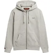 Superdry "ESSENTIAL LOGO ZIP HOODIE HB" Baumwollmischung, slim fit