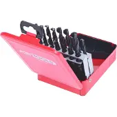 Ks Tools HSS-R Spiralbohrer-Satz, Stahlblechkassette, 19-tlg, 1-10mm - 330.1610