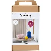 Creativ Light Bastelset Modellier-Vase und Schale Papiermaché DIY Set