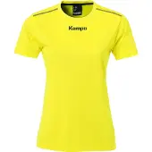 Kempa T-Shirt "Shirt POLY WOMEN", Damen, Gr. XXL, gelb (limonengelb), Obermaterial: 100% Polyester Pol. recyc.., Shirts T-Shirt
