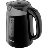 Sencor SWK 1701BK, 1,7 l, 2200 W, Schwarz, Kunststoff, Wasserstandsanzeige, Drahtlos