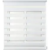 Stor Planet Estor Enrollable Stor Planet Clip&Fix Night&Day Blanco (120 x 180 cm)