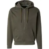 Replay Kapuzensweatjacke , Herren, Gr. S, grün (mud grün), Sweatware, Obermaterial: 80% Baumwolle, 20% Polyester, unifarben, normal, Rundhals, angesetztes Bündchen, Sweatjacken Kapuzensweatjacke