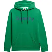 Superdry für Herren. M2014319A Kapuzenpullover Core Logo grün (XXL), Lässig, Baumwolle