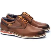 Pikolinos Herren Schnürschuh Halbschuh sportlich Leder Avila M1T-4050, Größe:41 EU, Farbe:Braun