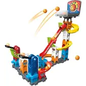 Vtech Kugelbahn "Marble Rush Basketball Set S500", bunt, Kugelbahnen, KinderB:46,6cm H:28,9cm T:56cm, Kunststoff, Kugelbahn, B:46,6cm H:28,9cm T:56cm