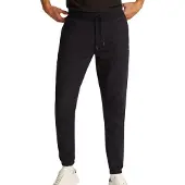 Tommy Hilfiger Sweathose TOMMY JEANS "TJM SLIM S FLAG SWEATPANT", Herren, Gr. XL, N-Gr, schwarz, Sweatware, Obermaterial: 80% Baumwolle, 20% Polyester, slim fit lang, Hosen Sweathose, Mit Kordelzug