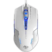 E-blue Auroza G, rechts, Optisch, USB Typ-A, 3000 DPI, Grau, Weiß