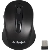 ActiveJet AMY-213, Beidhändig, Optisch, RF Wireless, 1600 DPI, Schwarz