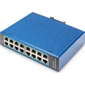 Digitus 16 Port Gigabit Ethernet Netzwerk Switch, Industrial, Unmanaged, Unmanaged, Gigabit Ethernet (10/100/1000), Vollduplex