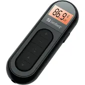 Sandberg 421-02, Tragbar, AM, FM, 76 - 108 MHz, 522-1710KHz (9KHz) / 520-170KHz (10KHz), Bernstein, 3,5 mm