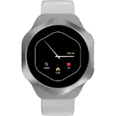 Canyon Smartwatch Hexagon 88 Bluetooth-Anrufe Silber