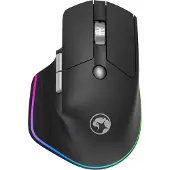 MARVO G803 – kabellose Maus (Bluetooth + 2,4 GHz), RGB-Beleuchtung, 4000 dpi – schwarz