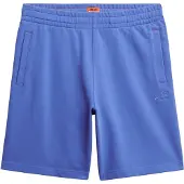Superdry für Herren. M7110427A Logo-Strickshorts Essential blau (XXL), Lässig, Baumwolle