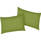 Bellana Kissenbezug "Mako-Jersey-Exclusiv", grün (moos), B:60cm L:40cm, Baumwolle, Obermaterial: 100% Baumwolle, Kissenbezüge, Kissenbezug, aus reiner Baumwolle
