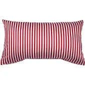 Janine Kissenbezug "Modernclassic", rot, B:80cm L:40cm, Mako-Satin, Obermaterial: 100% Baumwolle, Kissenbezüge, Kissenbezug, mit Streifen