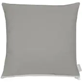 Apelt Dekokissen "3800", grau (grau, unifarben), B:49cm L:49cm, Obermaterial: 75% Polyester, 25% Baumwolle, Dekokissen_Sitzkissen_Kissenhüllen, Dekokissen, Statement-Reißverschluss