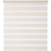 K-Home Doppelrollo "Ancona" Gr. 2, beige (sand), B:50cm H:150cm, Polyester, Rollos, Doppelrollo, im Fixmaß