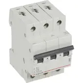 Legrand 419232 RX3 Leitungsschutzschalter C-Charakteristik, 6A, 3-polig, 6kA, 400VAC, 3TE