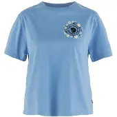 Fjällräven - Women's Fjällblomster Logo T-Shirt - T-Shirt Gr L beige