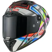LS2 FF805 Thunder GP Flash Carbon Helm, bunt, L (59/60)