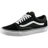 Vans Sneaker "Old Skool", Damen, Gr. 45, schwarz, Leder, Textil, Schuhe Sneaker, Topseller