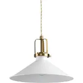 Ideal Lux Aufhängung Industrial-Minimal Eris-3 Metall Weiß 1 Licht E27