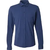 Blend Langarmhemd "Langarmhemd BHAlo", Herren, Gr. S, N-Gr, blau (marineblaus), Obermaterial: 96% Baumwolle CO. 4% Elasthan EL., Hemden Langarmhemd
