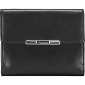 Esquire Leder Geldbörse Helena RFID Wallet Black schwarz