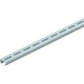 Obo Bettermann OBO 1112735 Profilschiene gelocht, Schlitzweite 16,5mm 1000x35x18 Stahl bandverzinkt AMS3518P1000FS