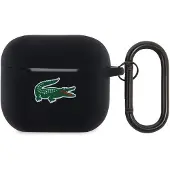 Lacoste Liquid Silicone Croc Logo Airpods 3 Hlle Schwarz Schwarz One Size