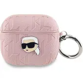 Karl Lagerfeld Monogram Kopf Hülle Für Airpods 3 - Rosa